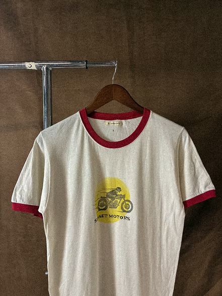 Sunset Motors Ringer Tee