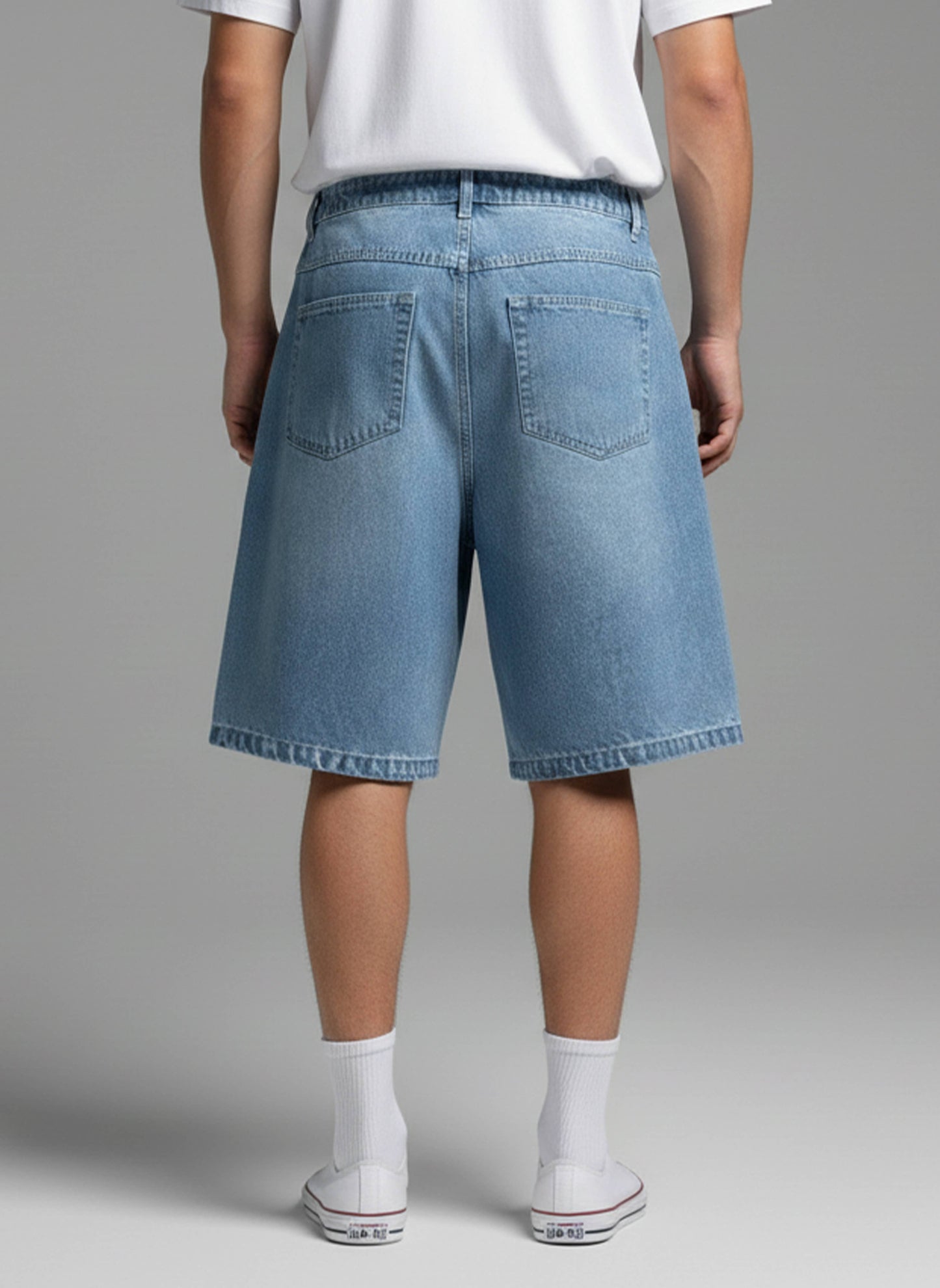 BAGGY FIT DENIM SHORTS