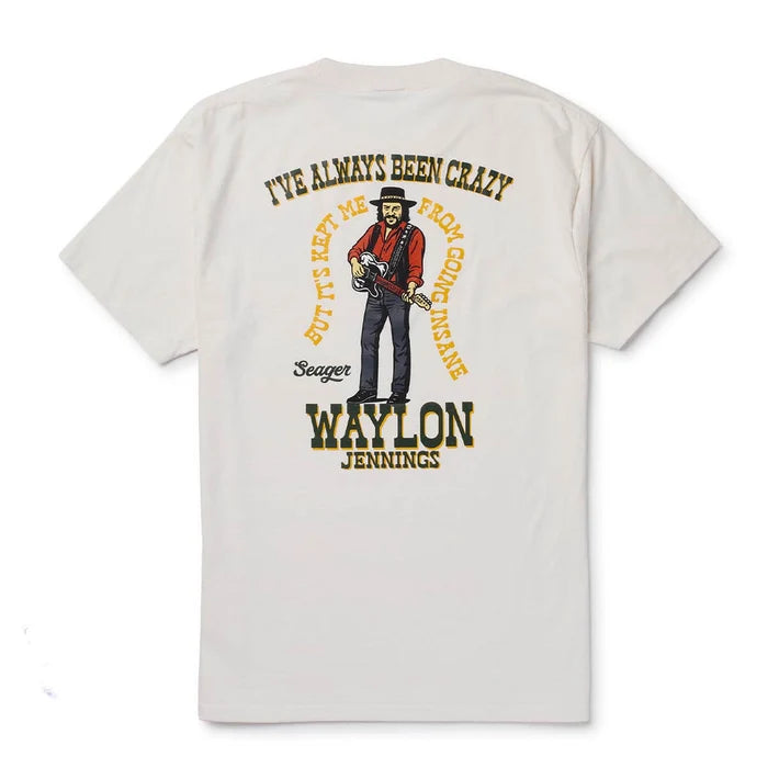 Seager x Waylon Jennings Always Been Crazy Tee