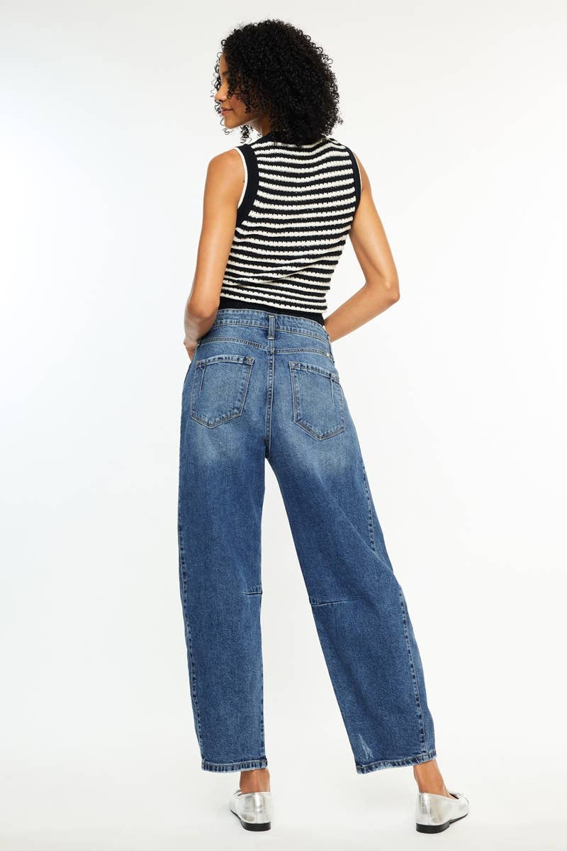 Low Slung Horseshoe Fit Jeans