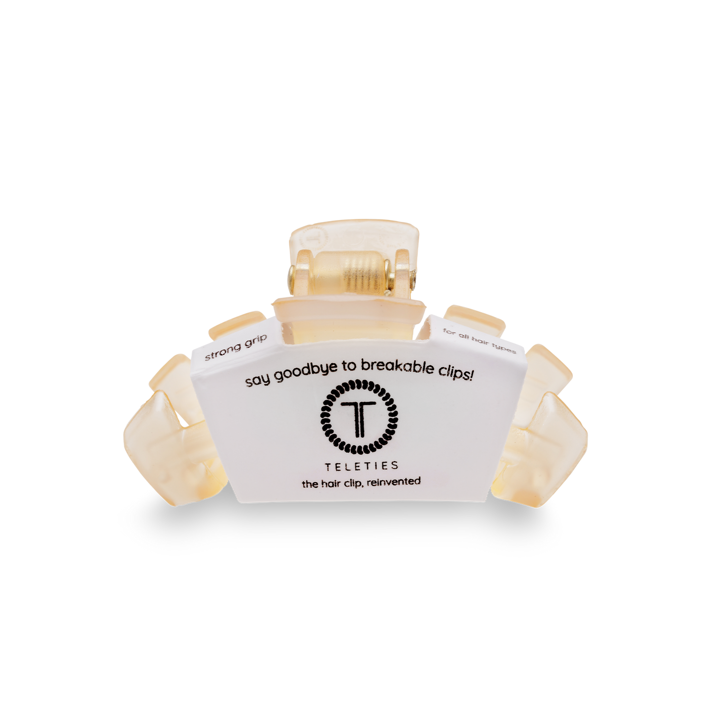 Almond Beige Classic Hair Clip | Tiny