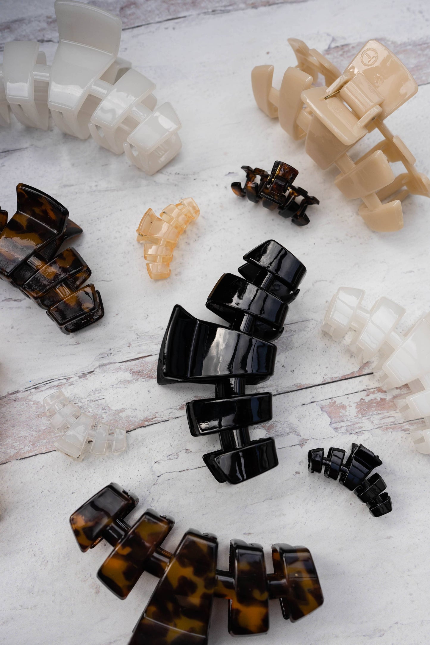 Jet Black Hair Clip | Large