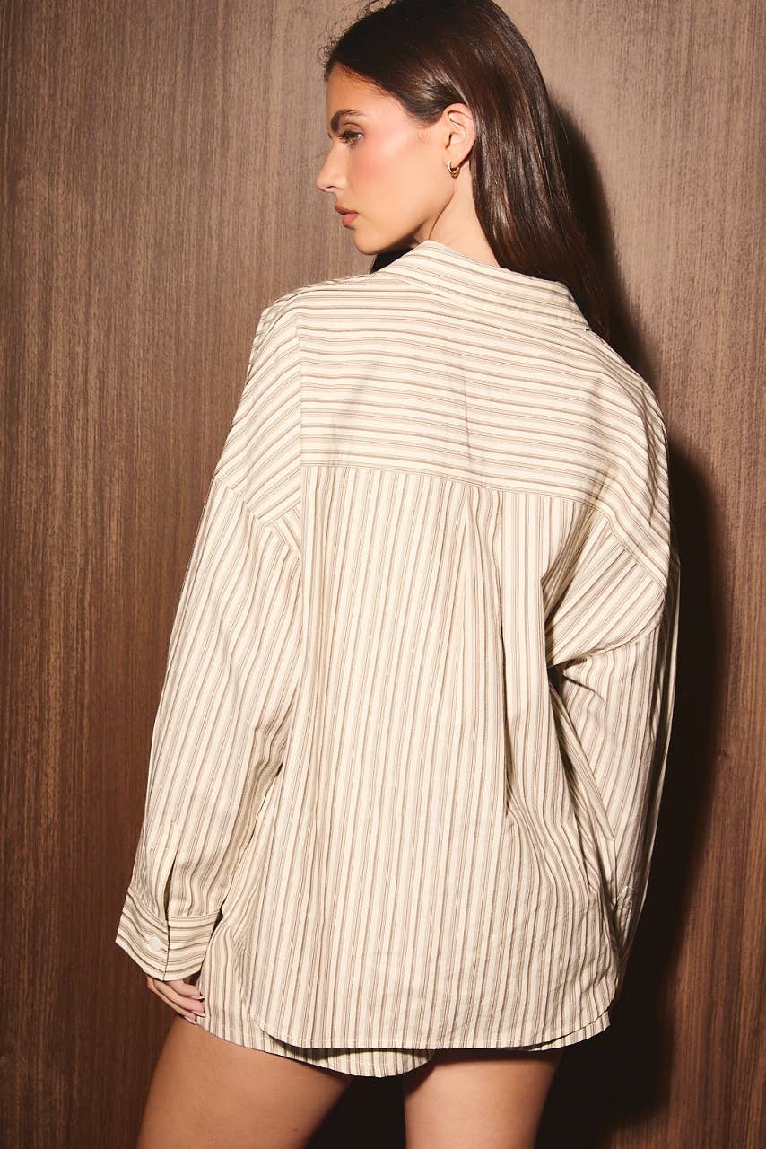 OVERSIZED SHIRT TOP