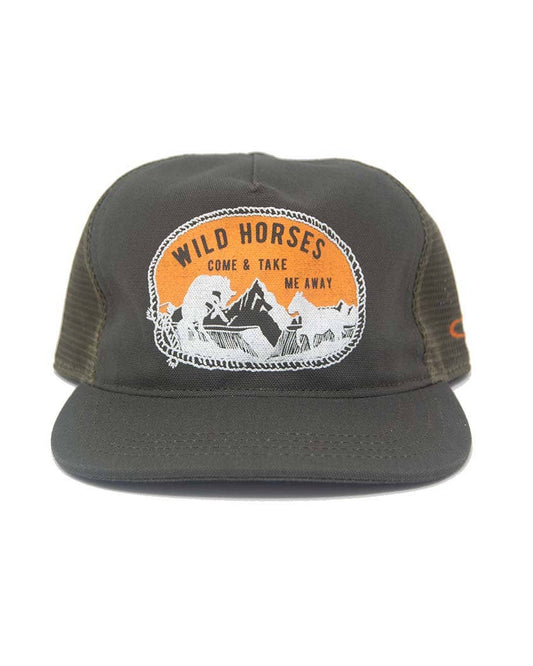 Wild Horses Trucker - Olive
