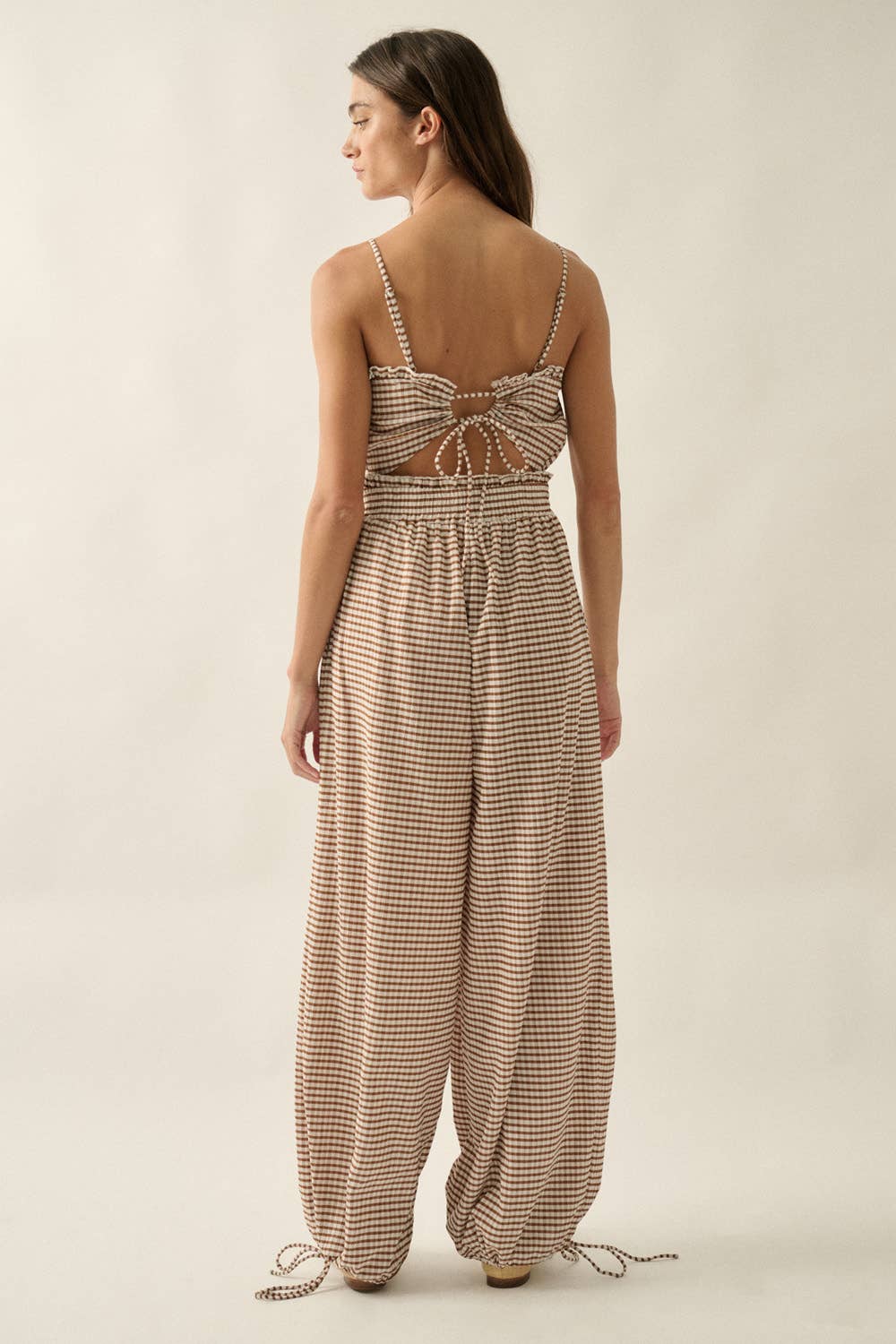 Gingham Cami Jumpsuit