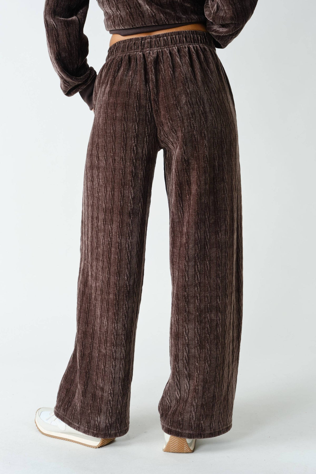 Groove-Track Textured Lounge Pants