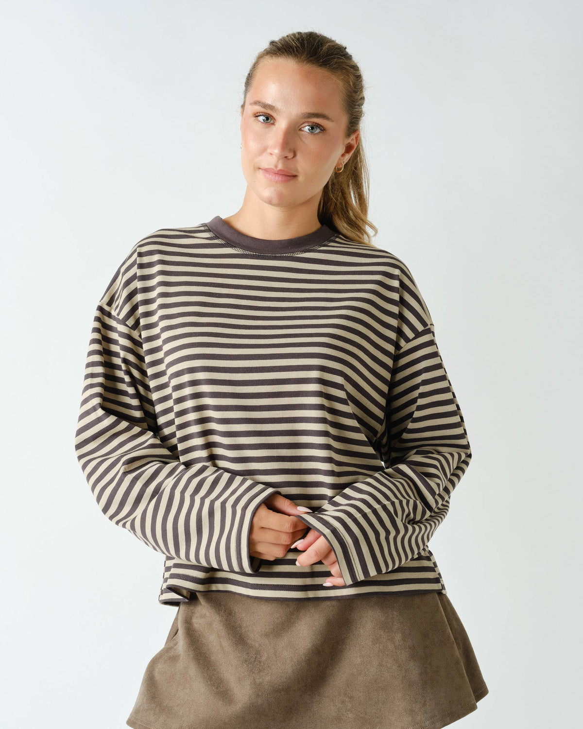 Striped Long-Sleeve Tee