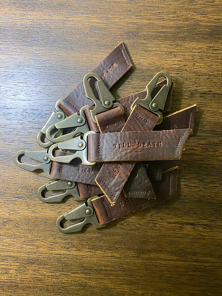 Buffalo Leather Key Chain