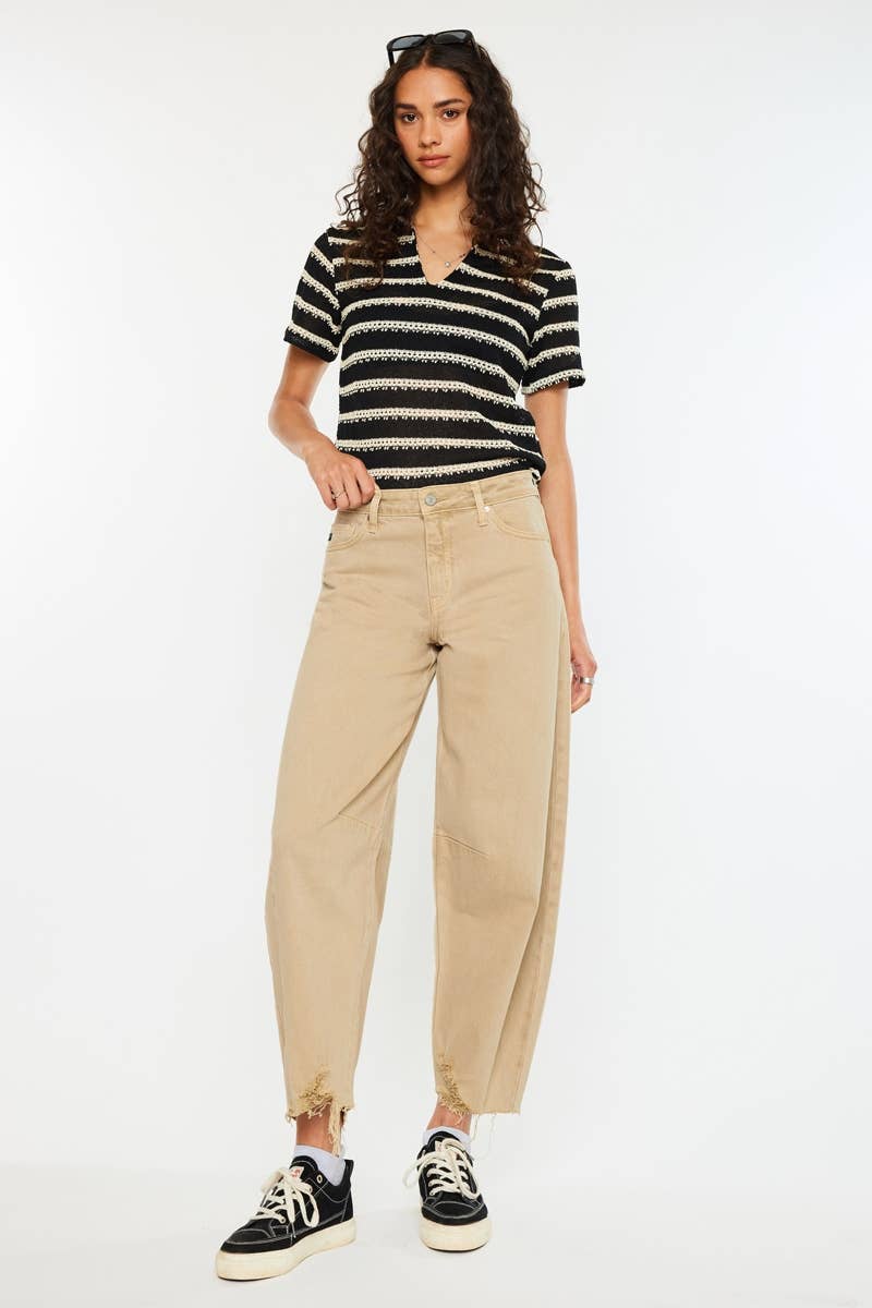 High Rise Horseshoe Fit Jeans