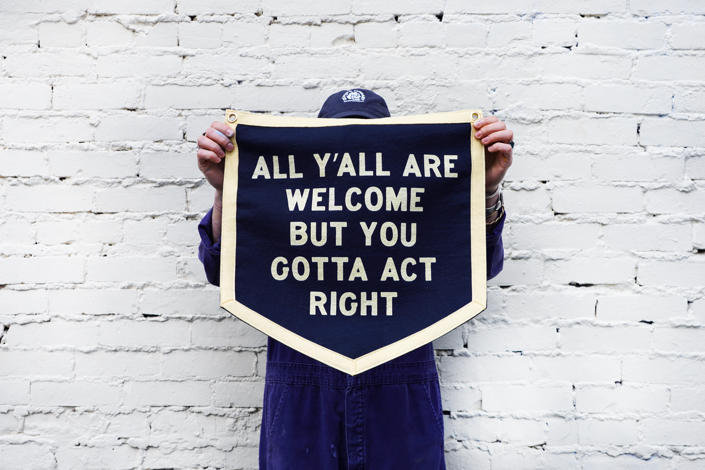 All Y'all Are Welcome Camp Flag•Tate Farms x Oxford Pennant