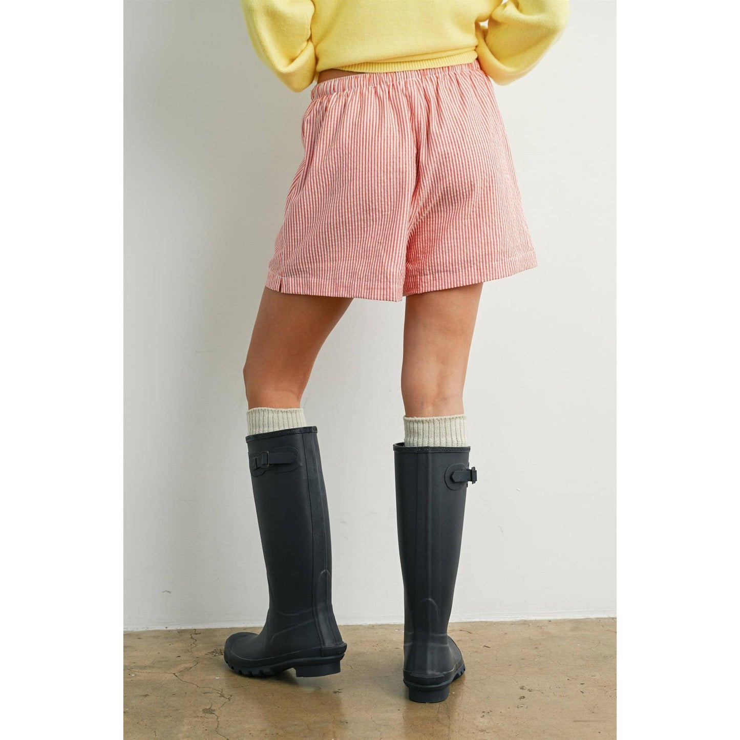 Casual Striped Drawstring Shorts - BMP7940
