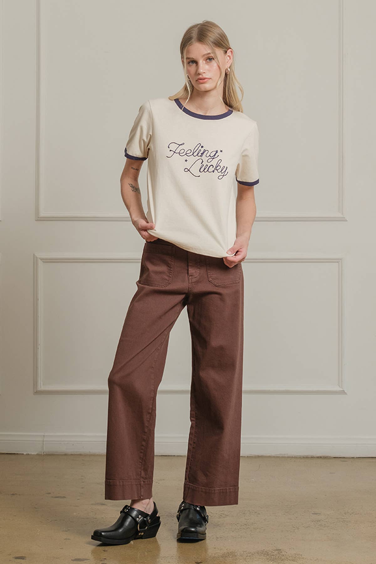 Feeling Lucky Ringer Tee