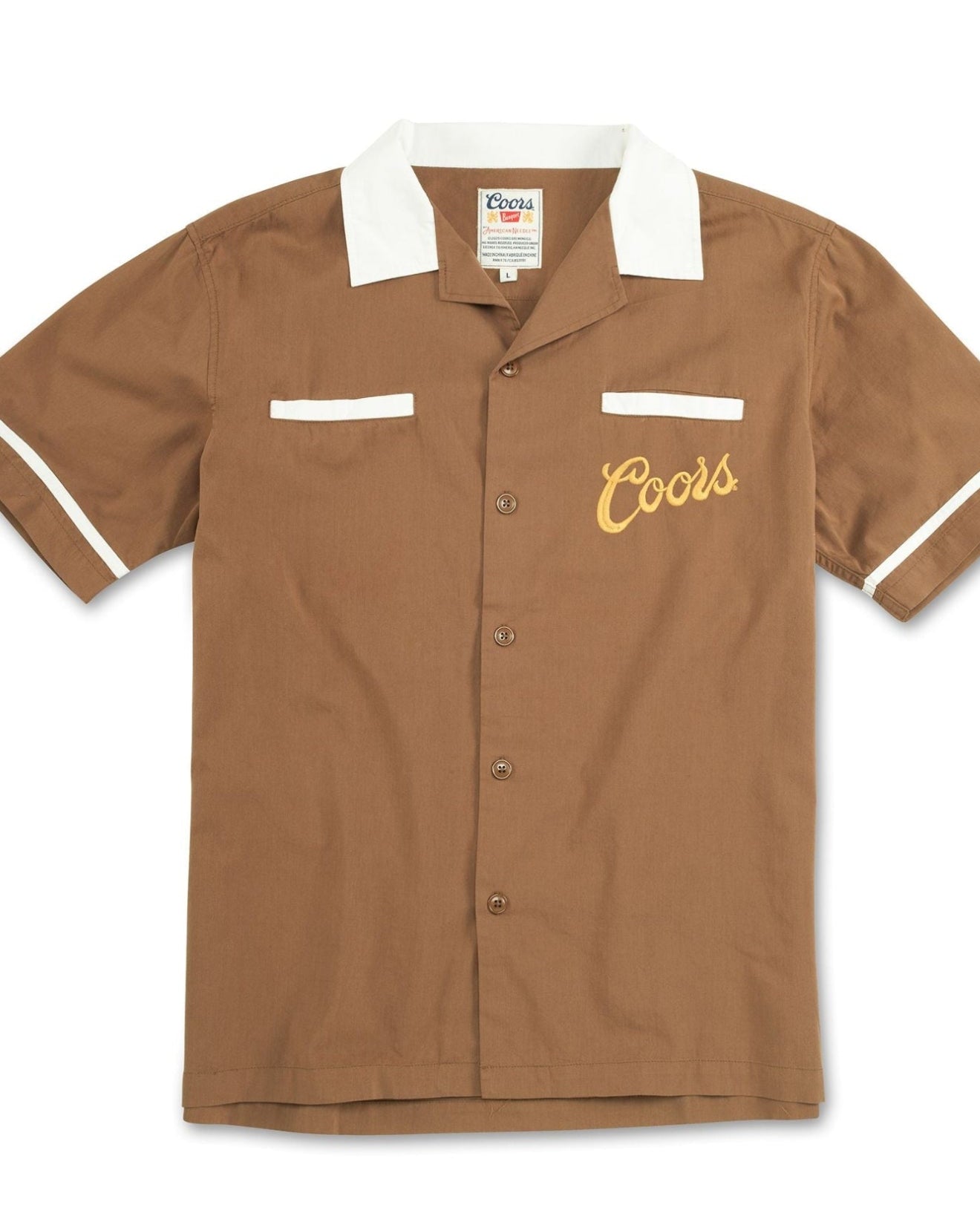 Coors Lebowski Bowling Button Shirt