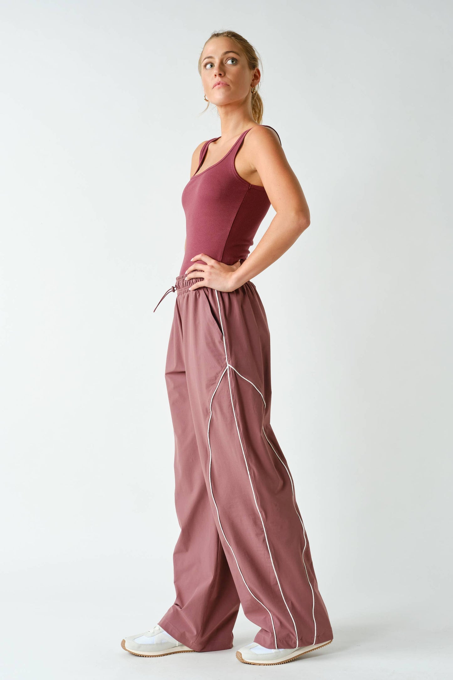 Square Neck Ribbed Tank Top