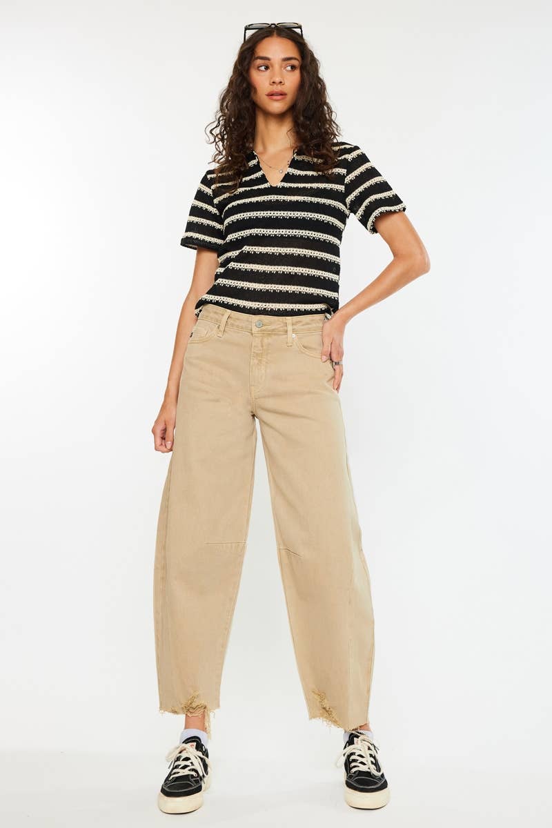 High Rise Horseshoe Fit Jeans
