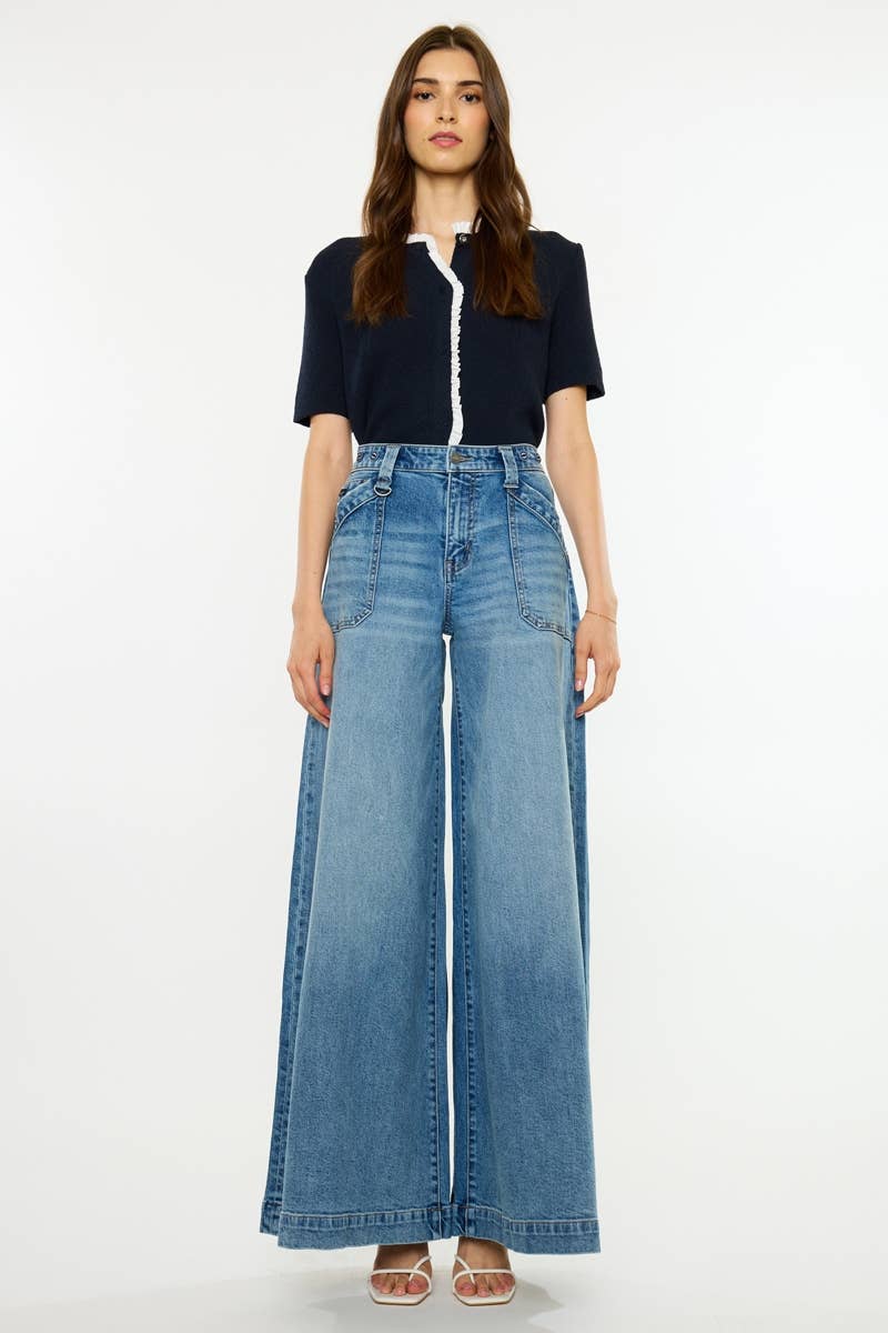 High Rise Endless Wide Leg Jeans
