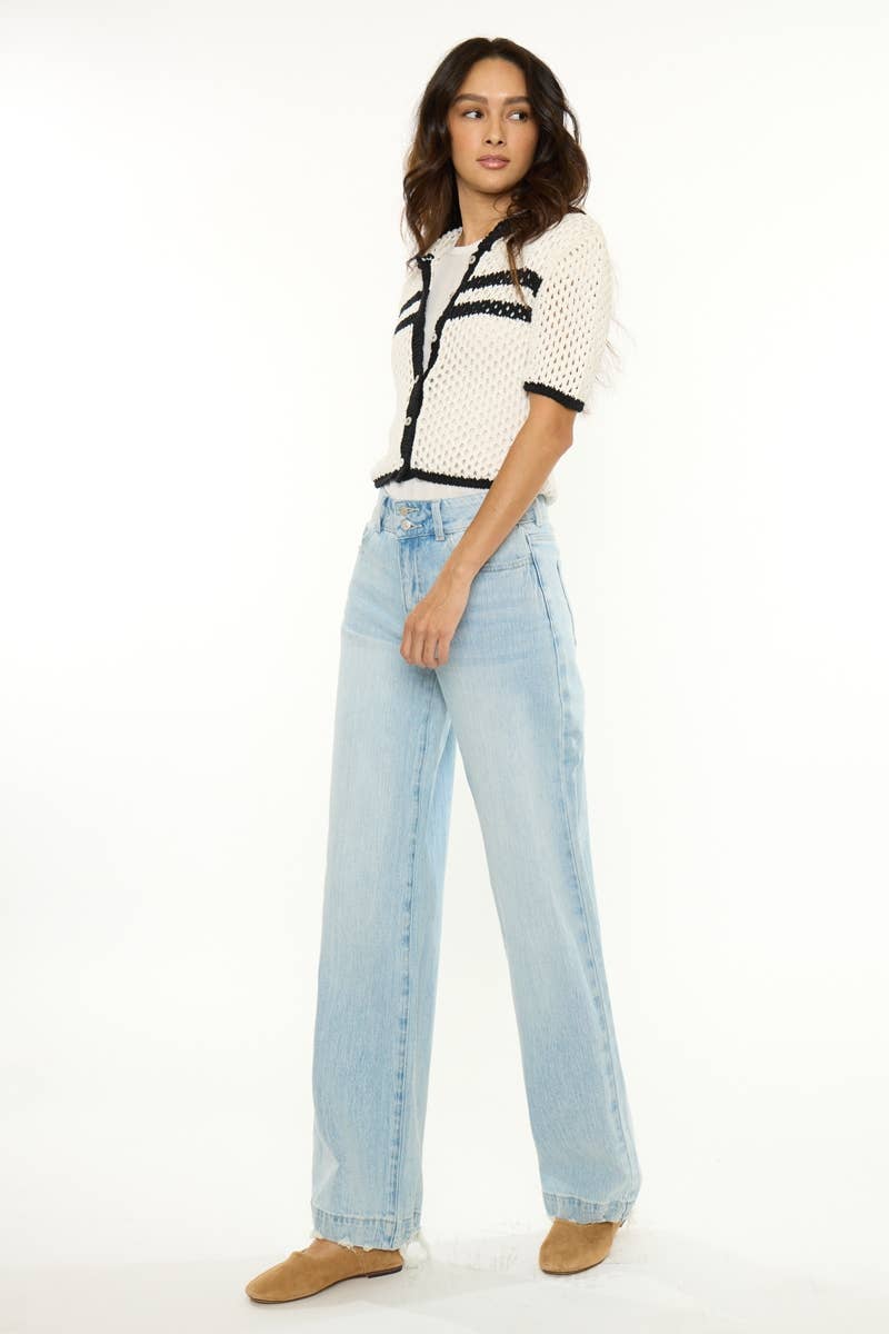 HIGH RISE WIDE TROUSER-KC20124L