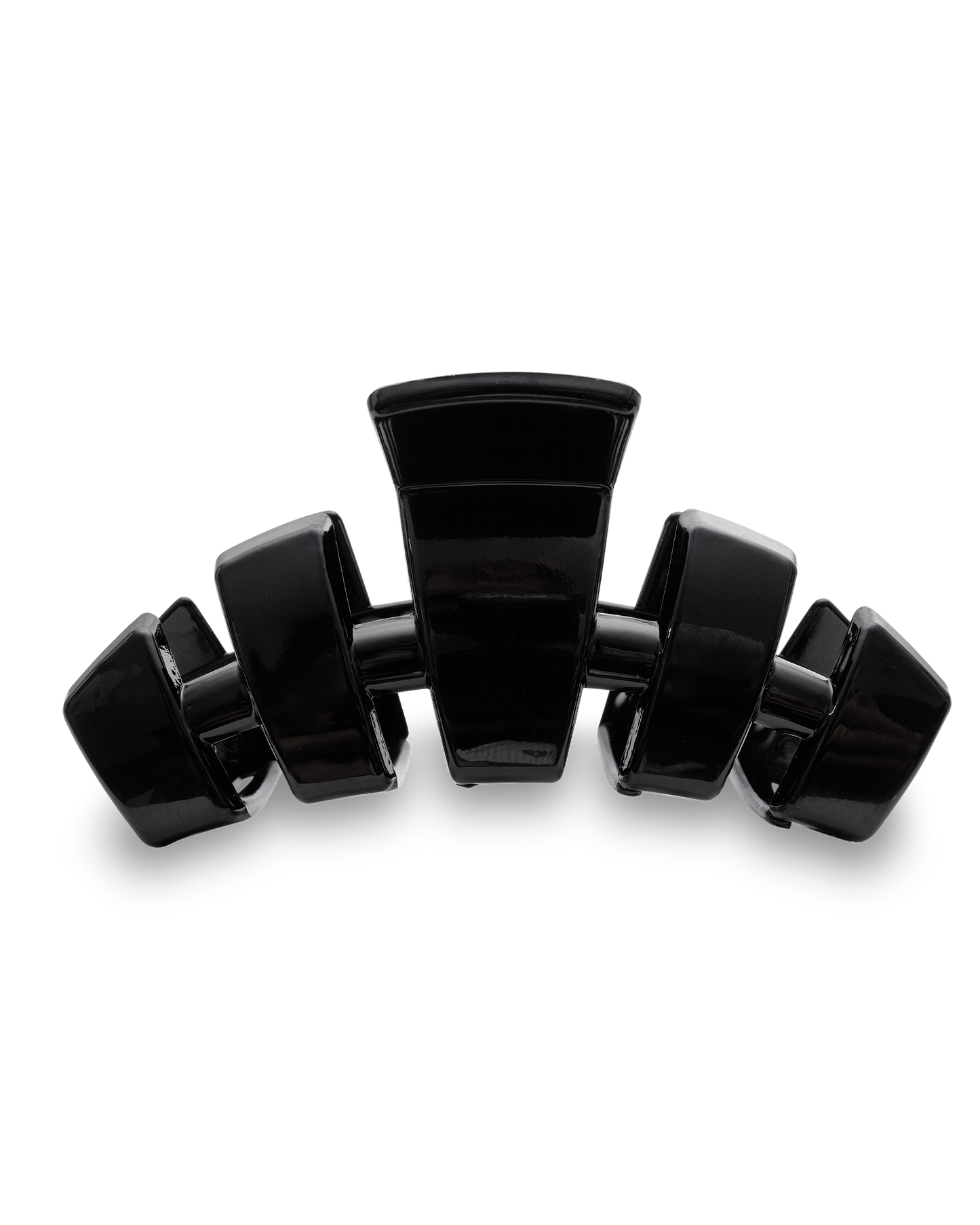 Jet Black Classic Hair Clip | Medium