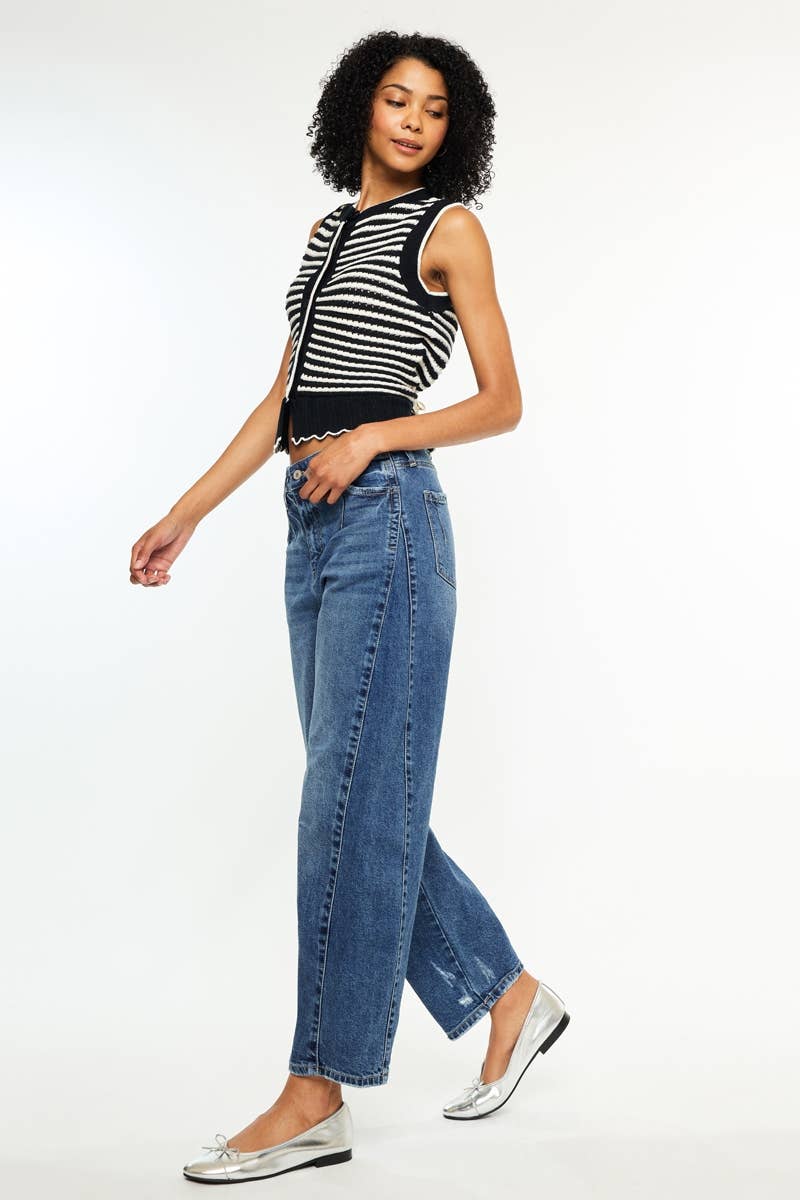 Low Slung Horseshoe Fit Jeans