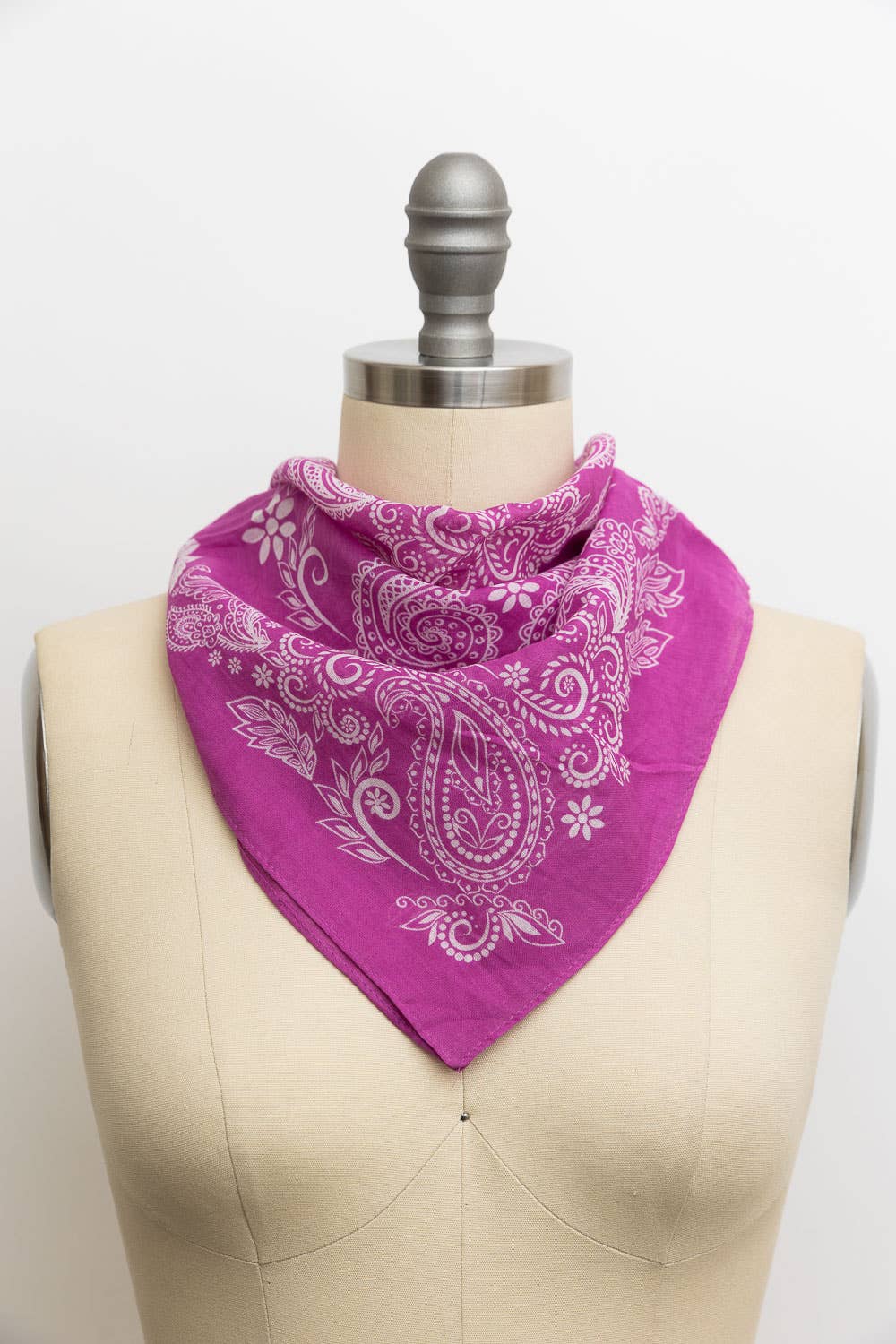 Classic Paisley Floral Bandana