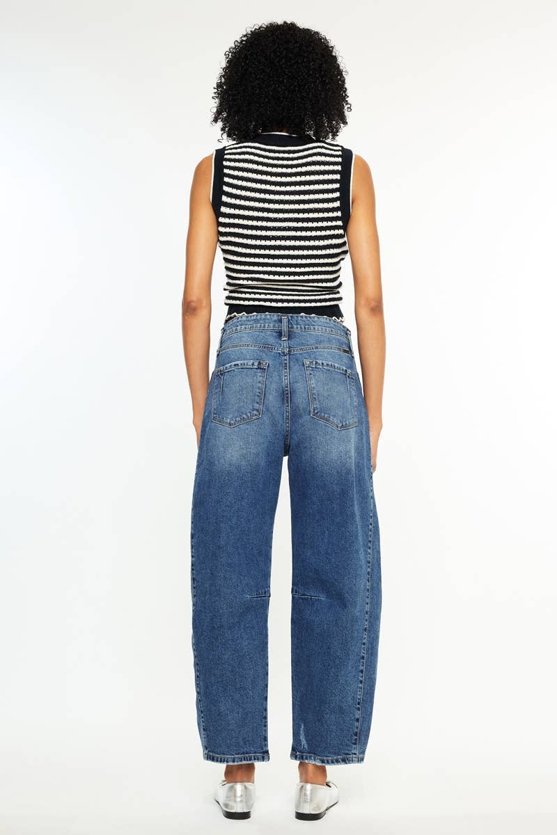 Low Slung Horseshoe Fit Jeans