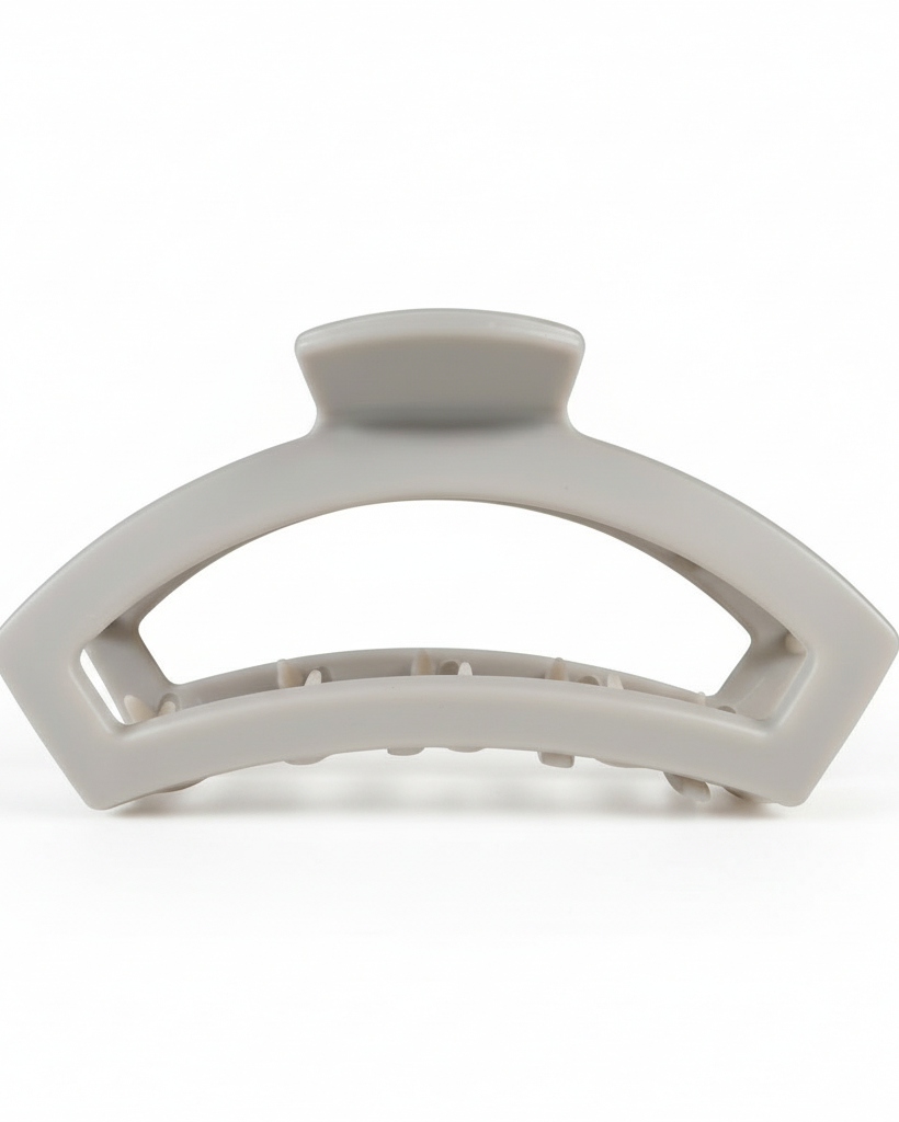 Silver Open Hair Clip | Large