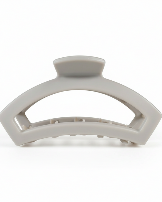 Silver Open Hair Clip | Large