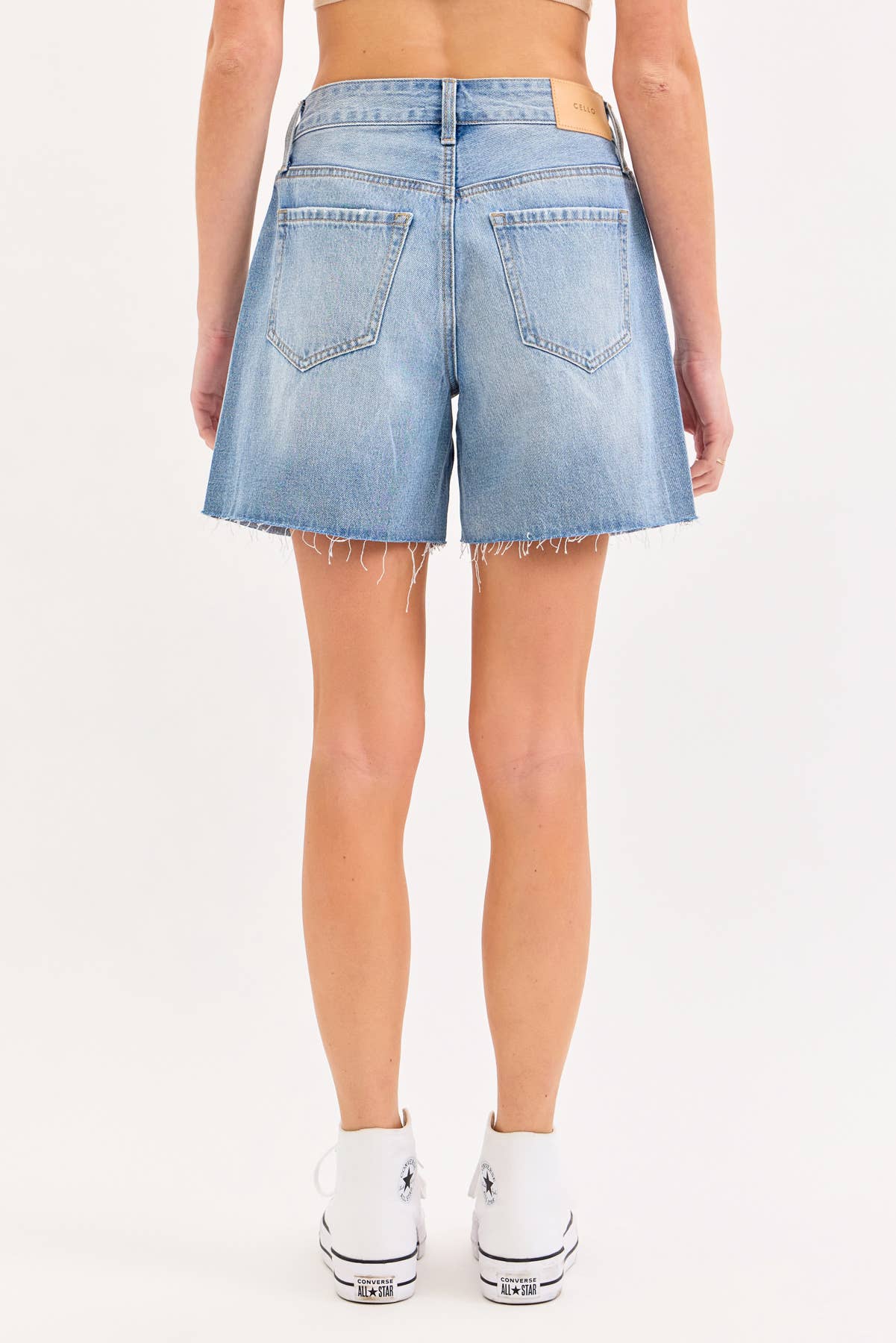 High Rise Mid-Thigh Shorts
