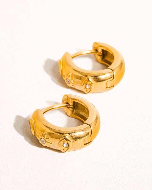 Orazio Star Hoop Earring