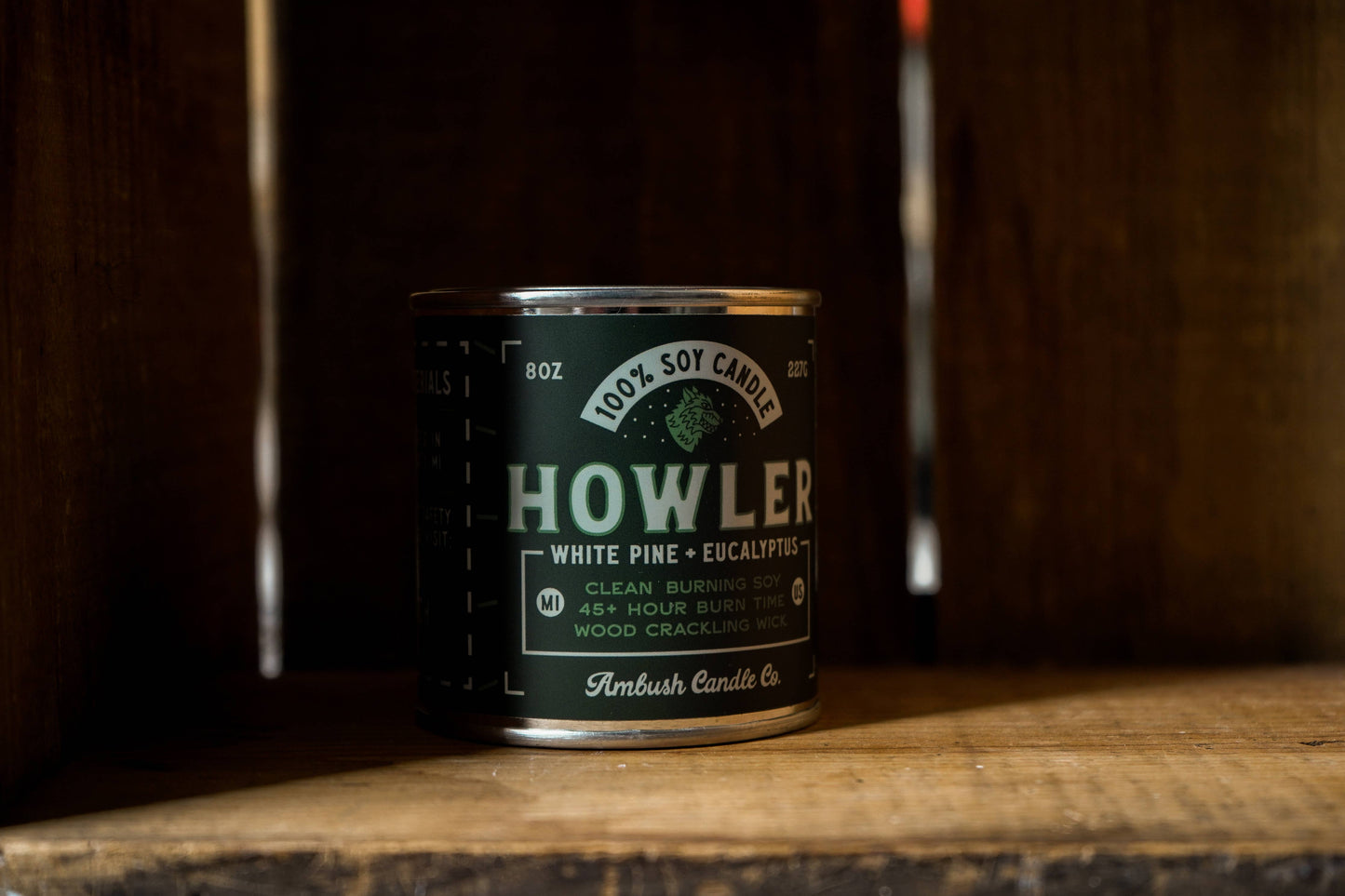 Howler | White Pine + Eucalyptus 8oz Soy Candle