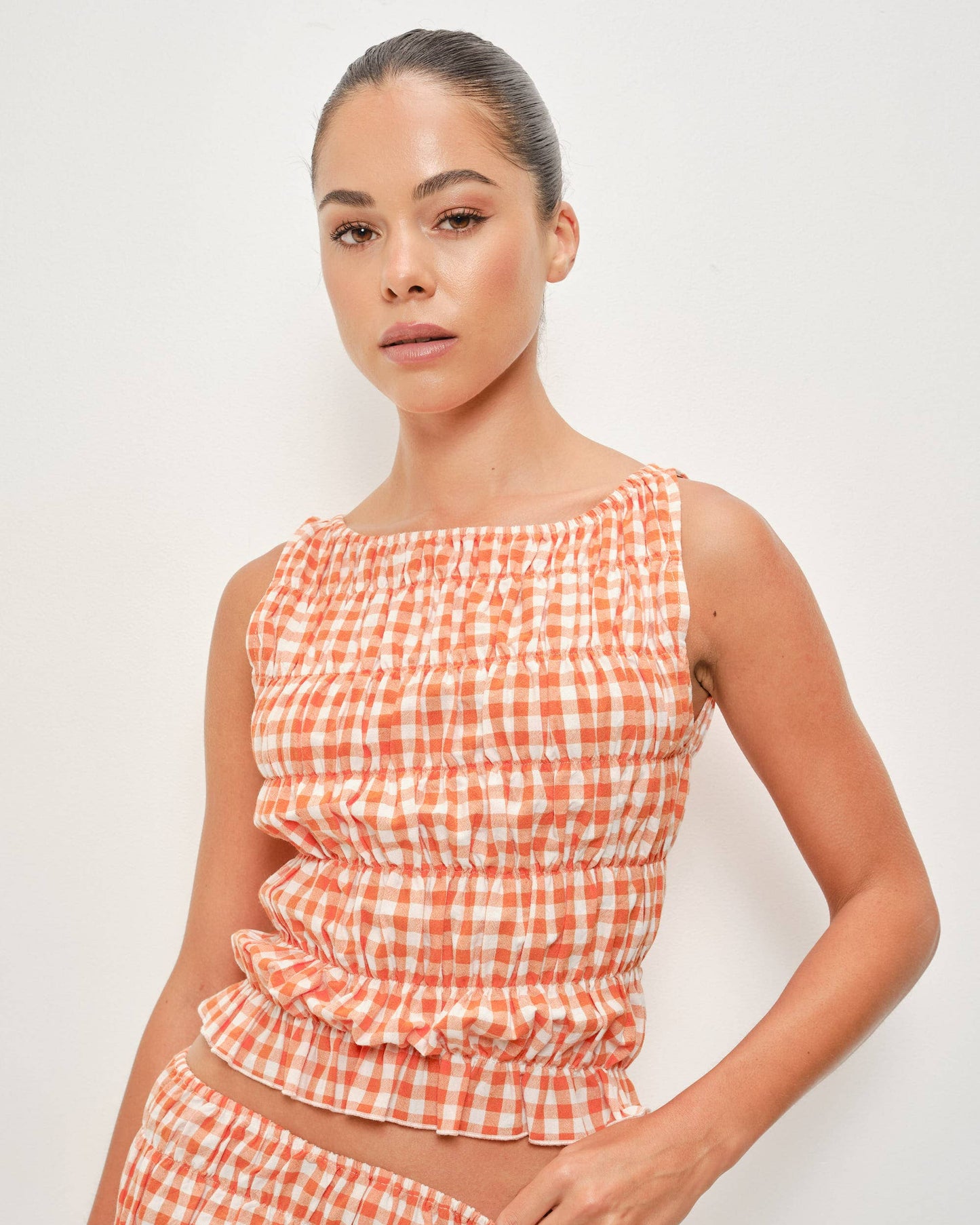 Ainsley Smocked Tank
