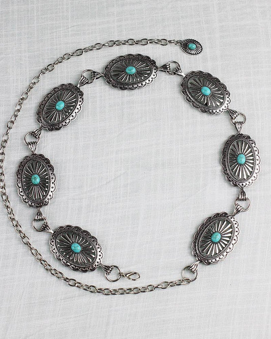 Turquoise Chain Belt