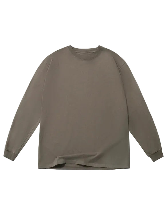 Oversized Box LS Tee Vintage Brown