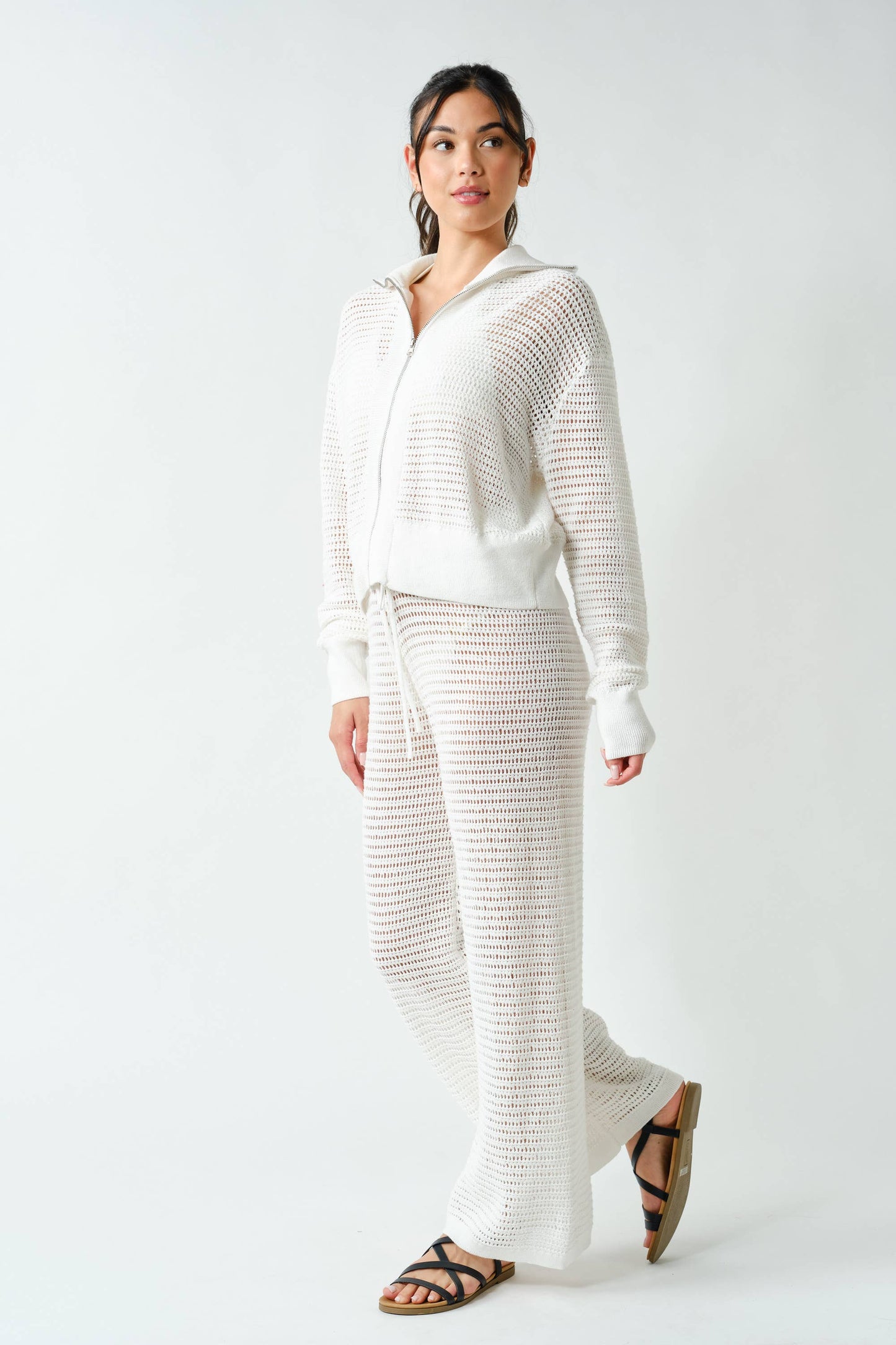 Coastal Crochet Zip-Up