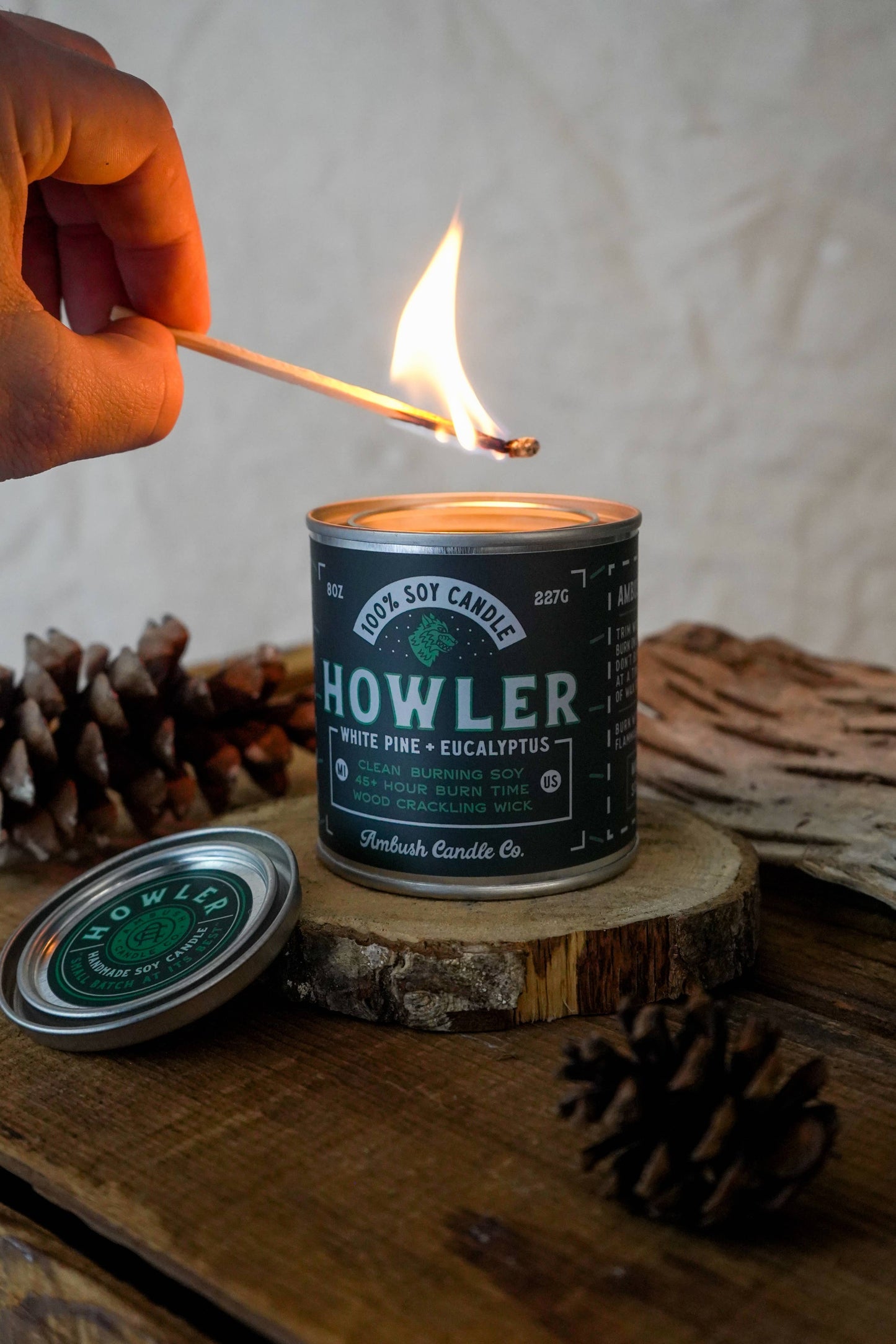 Howler | White Pine + Eucalyptus 8oz Soy Candle