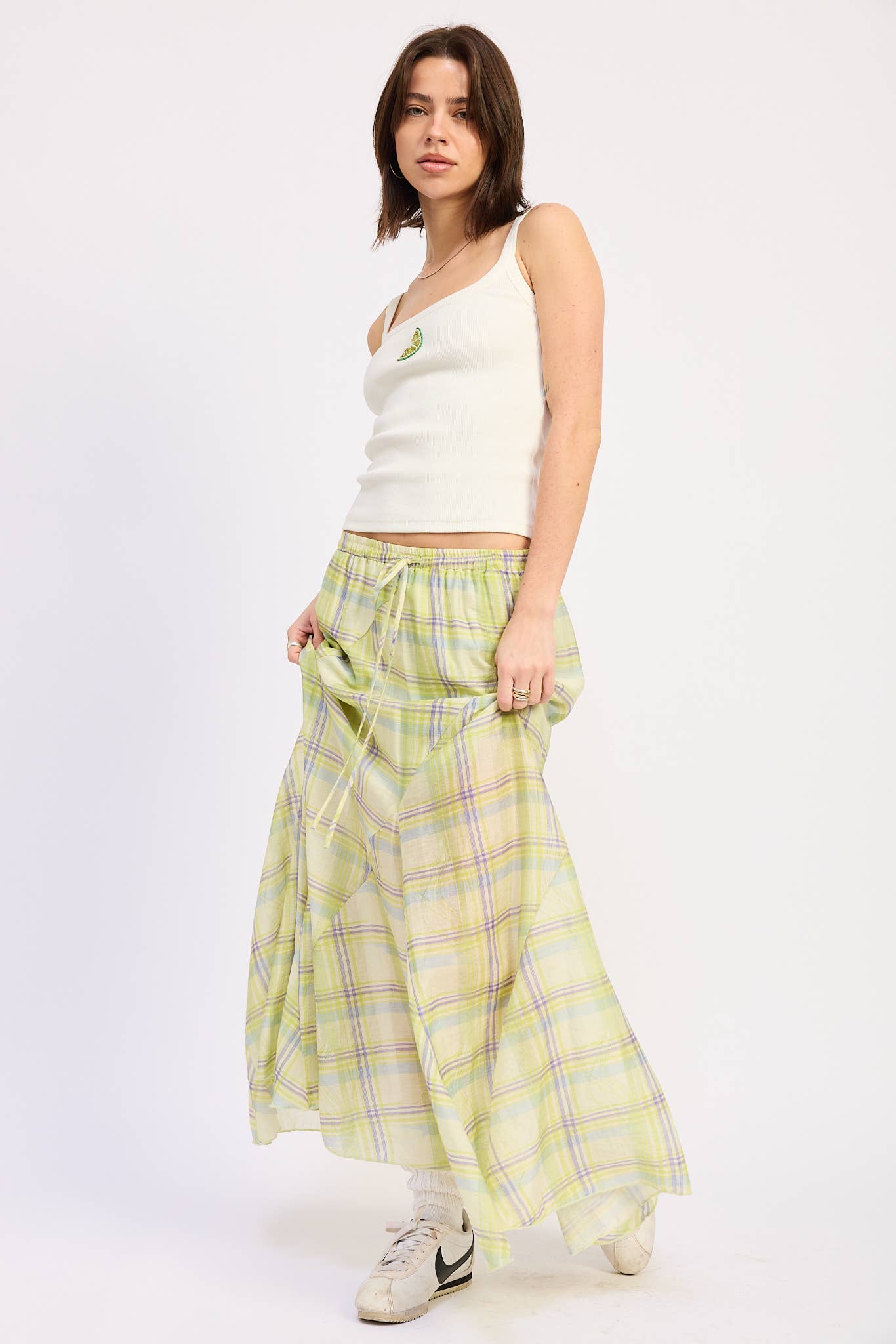 Beaded Lime Tank