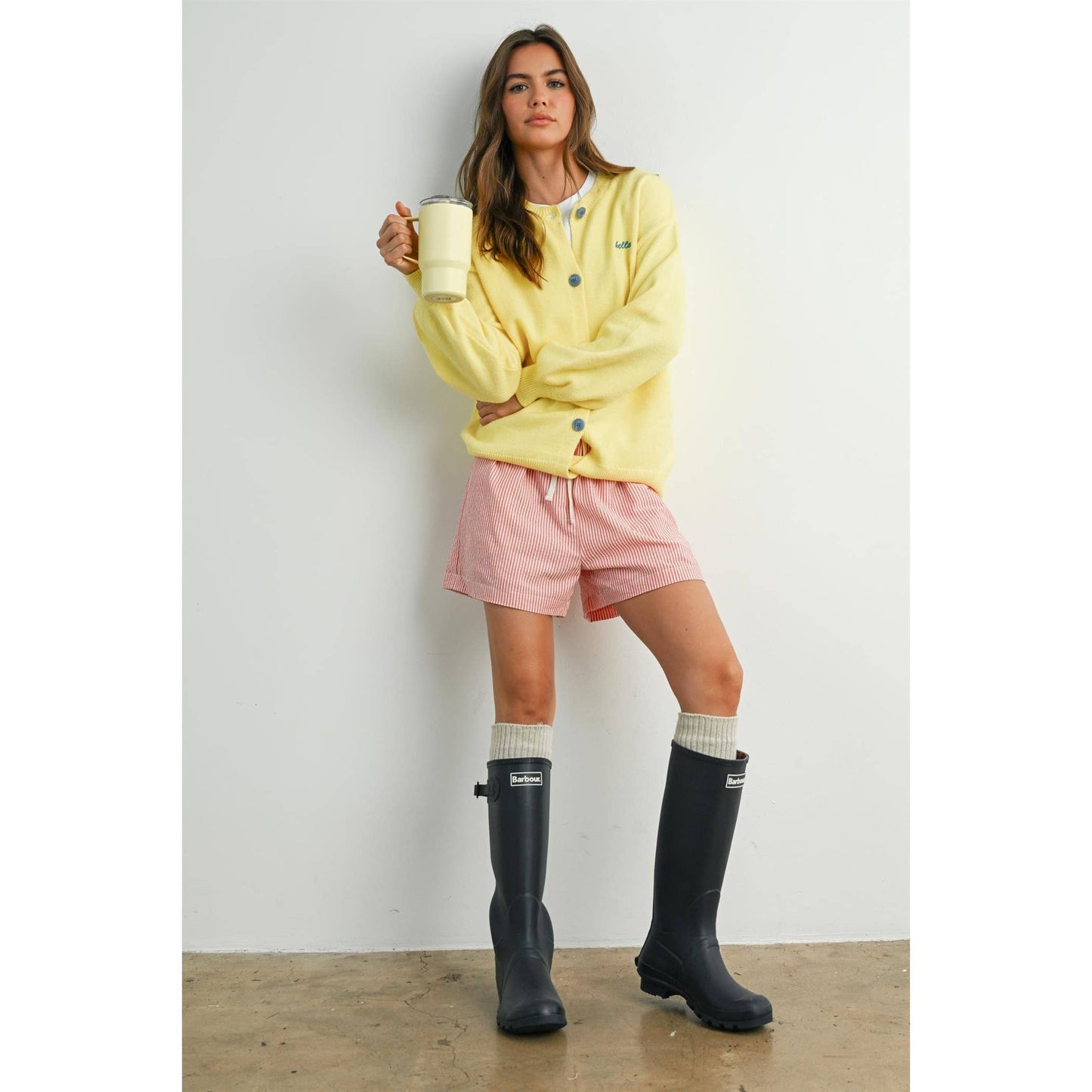 Casual Striped Drawstring Shorts - BMP7940