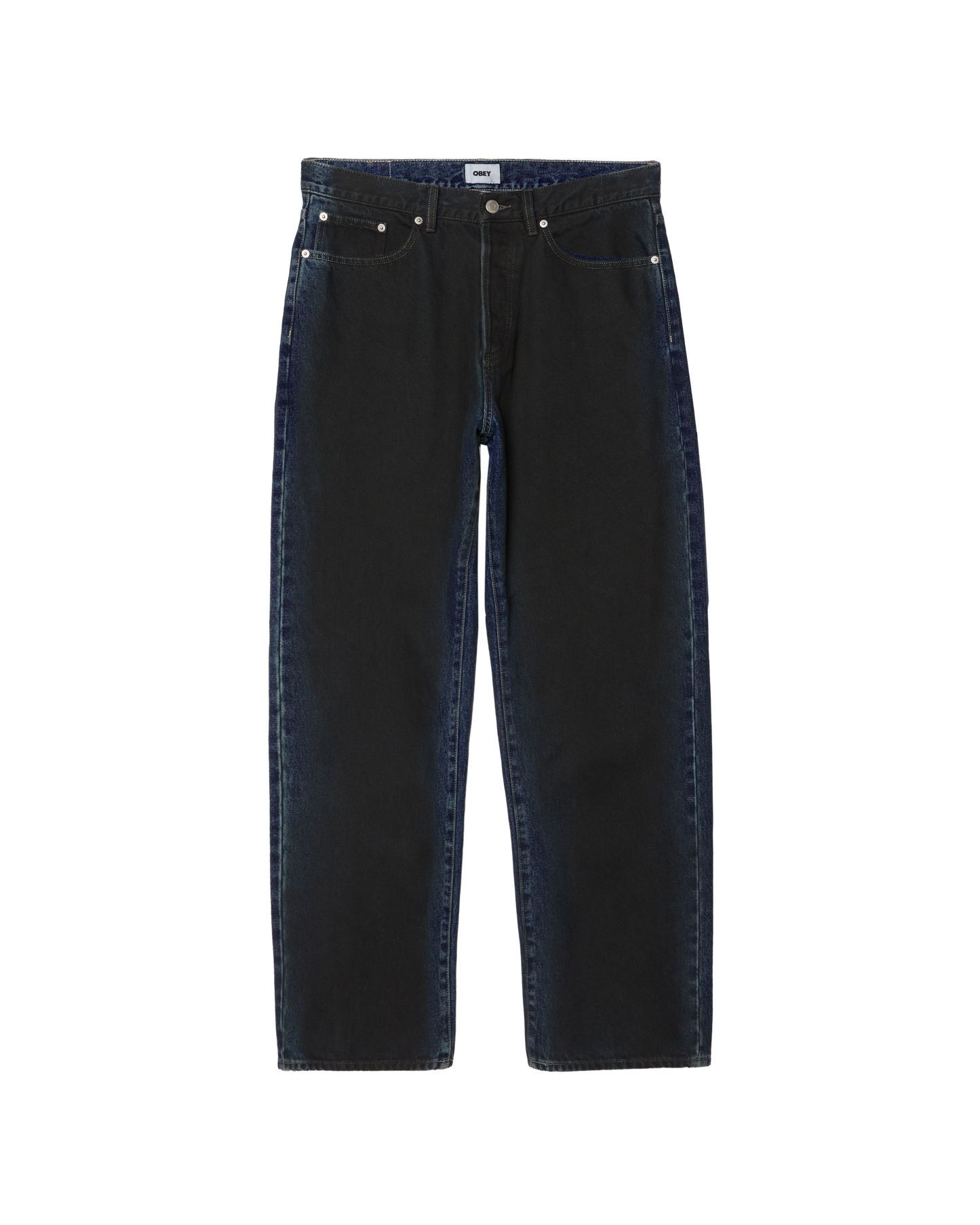 OBEY CLASSIC BAGGY SPRAY DENIM PANT