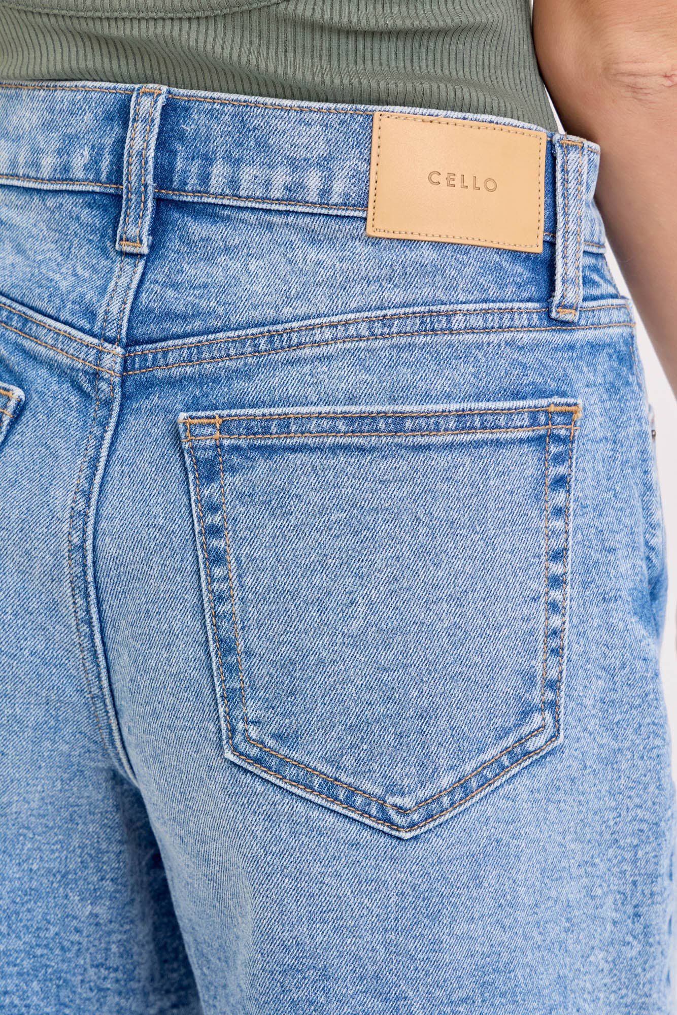 High Rise Midi Shorts