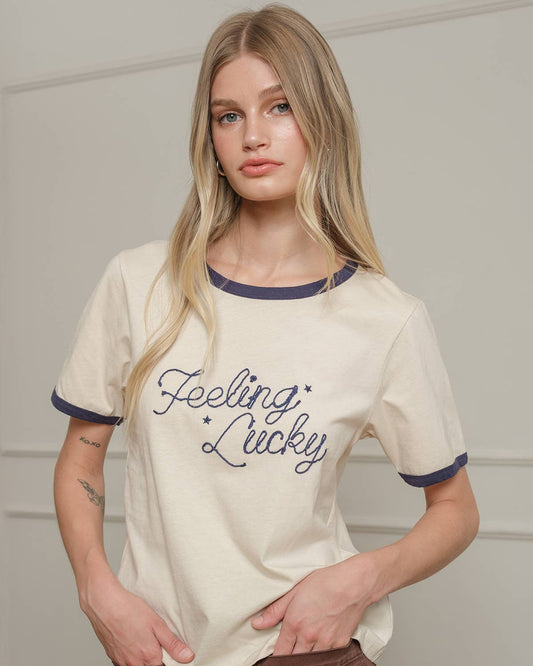 Feeling Lucky Ringer Tee