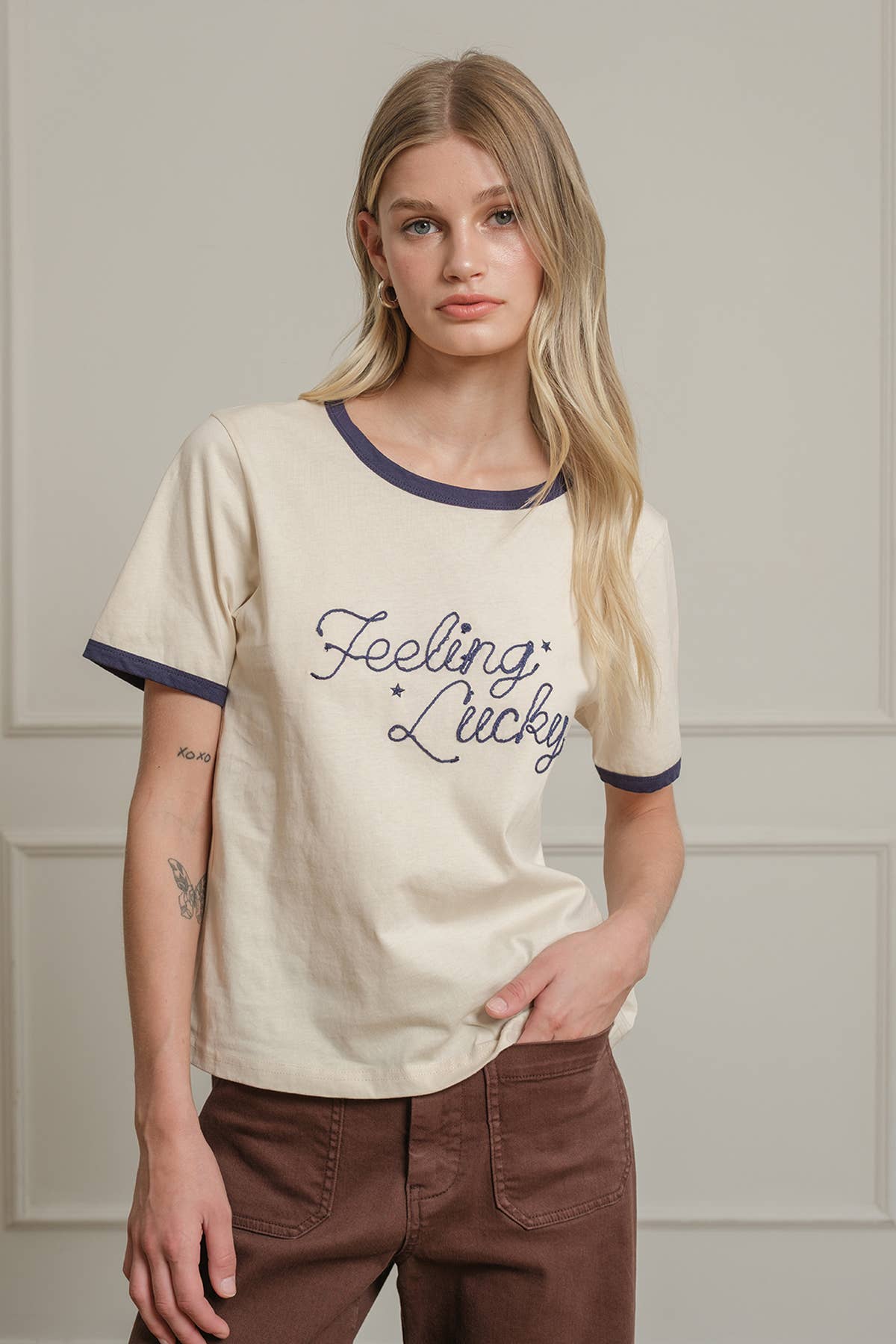 Feeling Lucky Ringer Tee