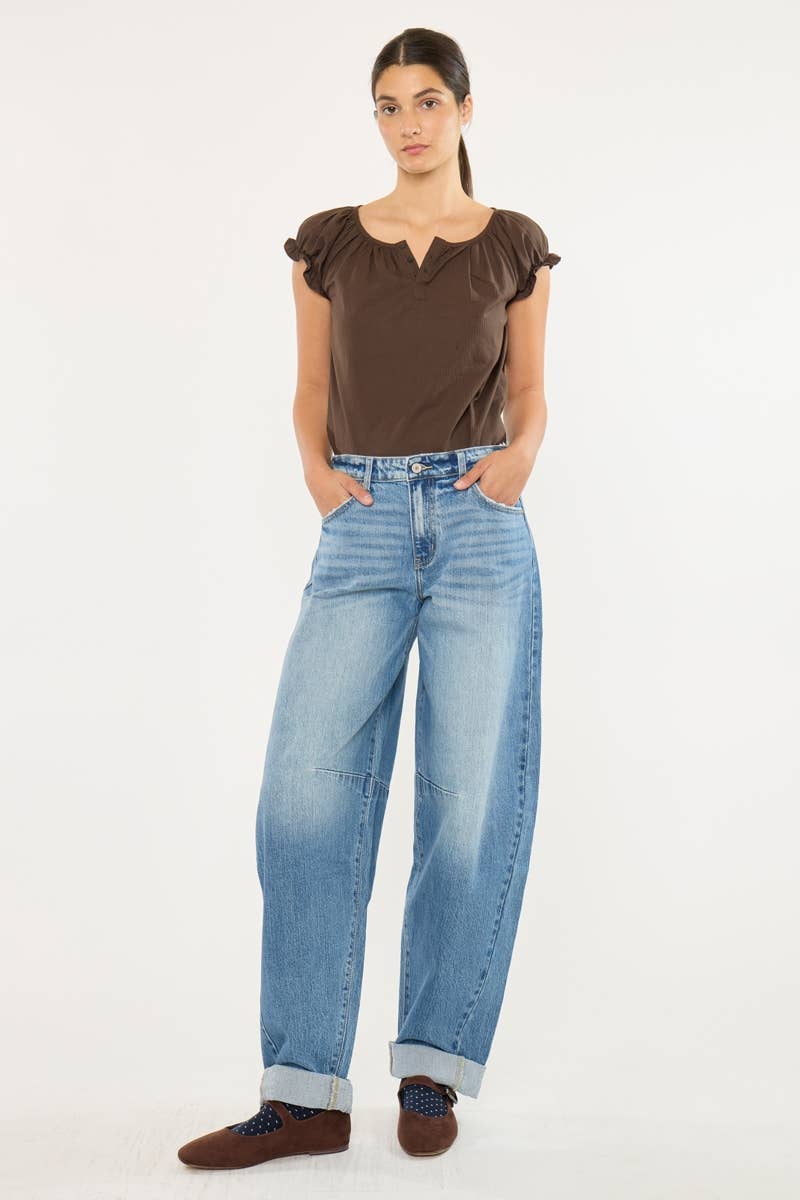 Low Slung Horseshoe Jeans