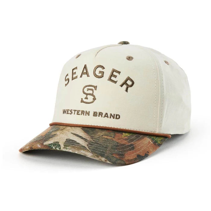 Branded Snapback Cream/Camo
