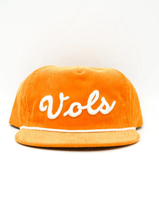 Orange Corduroy Vols Script Hat