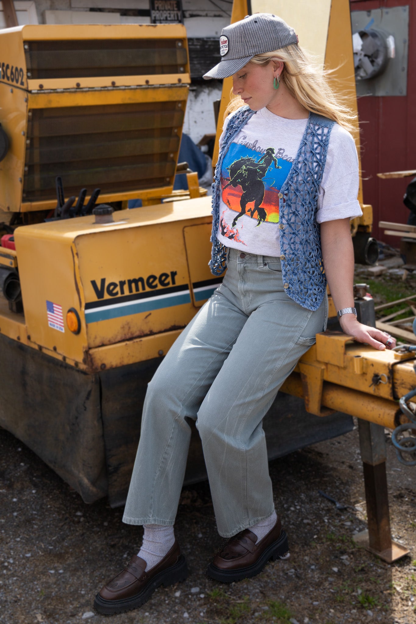 Loose Straight Carpenter Jeans