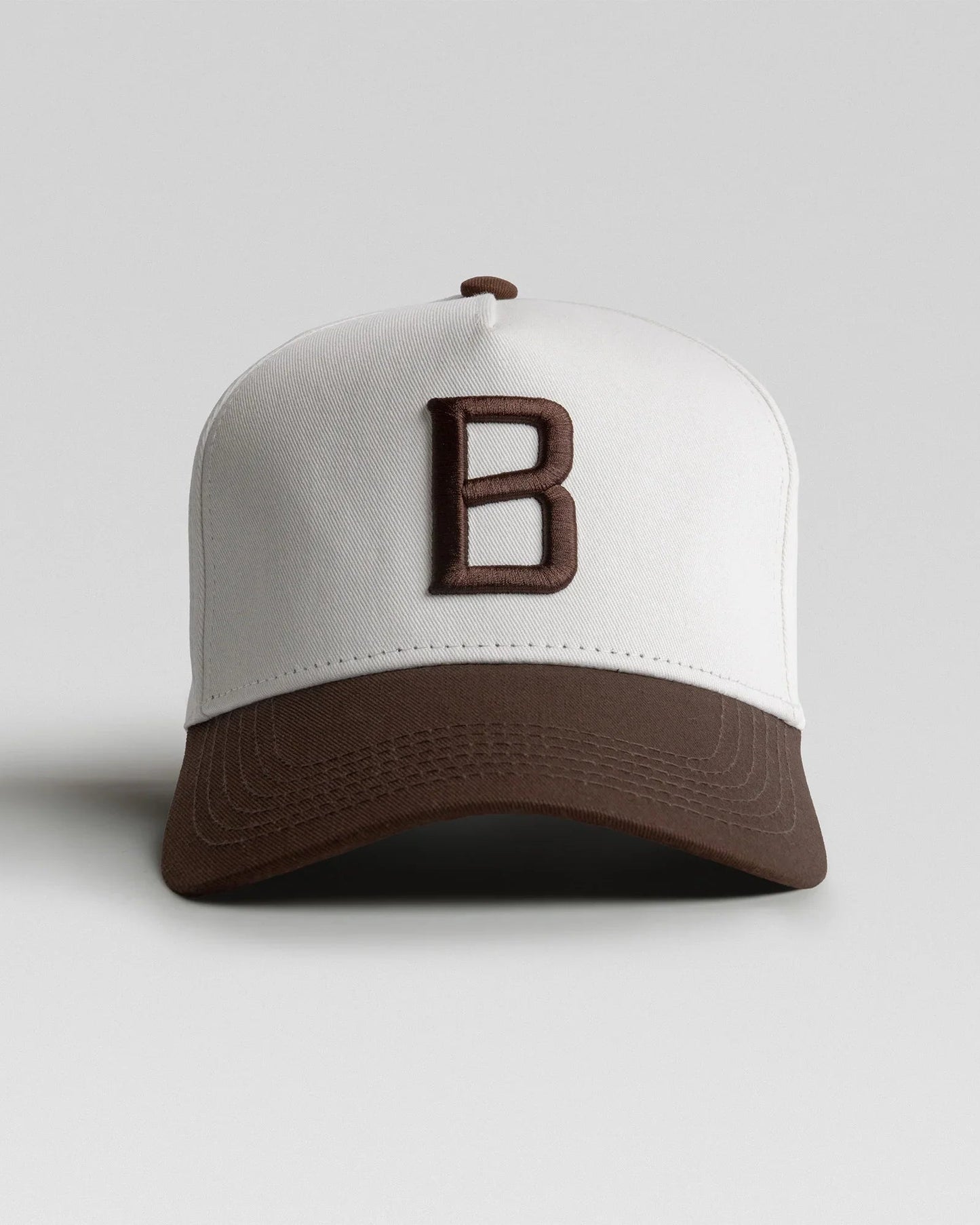 BUNX B Hat – White + Chocolate