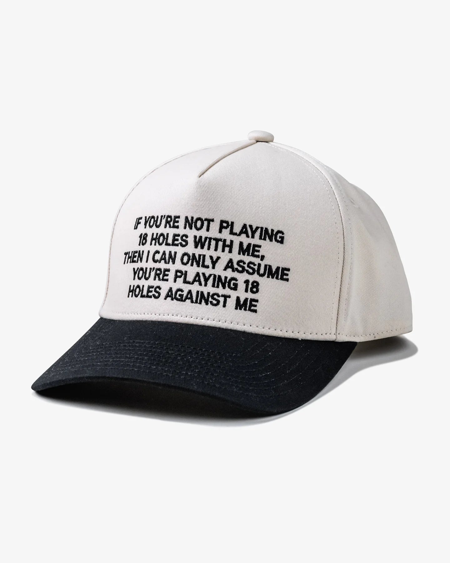 Phrase Hat – Black / Off-White
