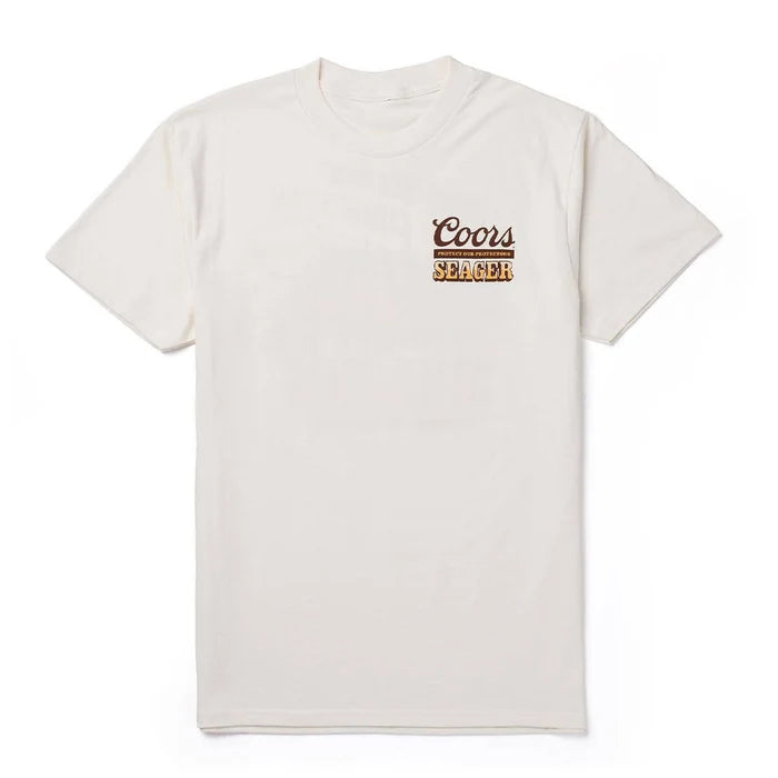 Seager x Coors Banquet Brush Truck Tee – Vintage White