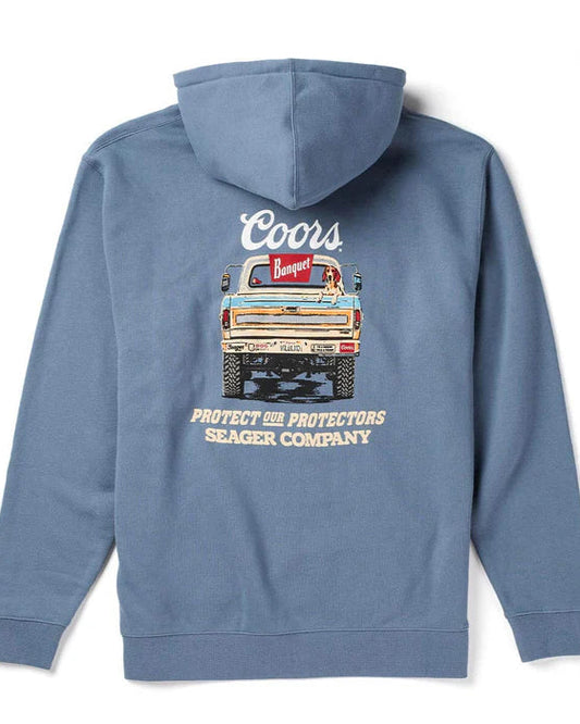 Steel Blue Seager x Coors Banquet Bumper Hoodie