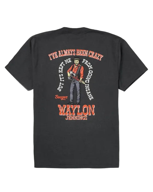 Seager x Waylon Jennings Always Been Crazy Tee